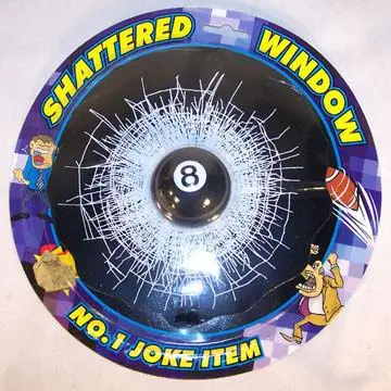 Billiards Eight Ball In Broken 7 Inch Window Trick 1