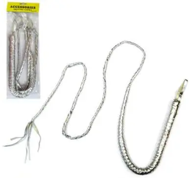 Silver Leather Whips 1