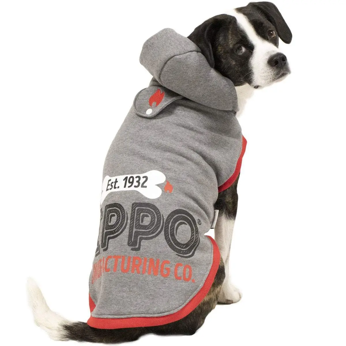 Grey Pet Hoodie 1