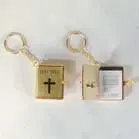 Gold Bible Key Chain 1