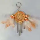 Dream Catcher With Wind Chimes Key Chain 1