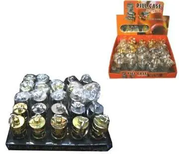 Silver Metal Pill Boxes 1