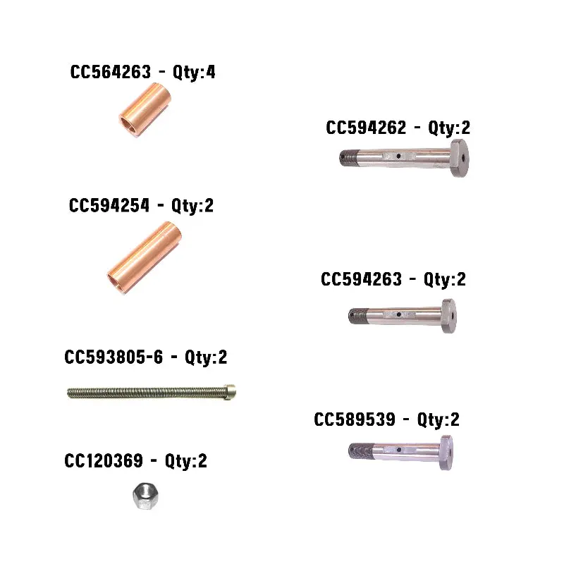 New Flat Fender Power Wagon, Wwii Wc 3/4 & 1-1/2 Ton Front Leaf Spring Repair Kit - Krsf-01 1