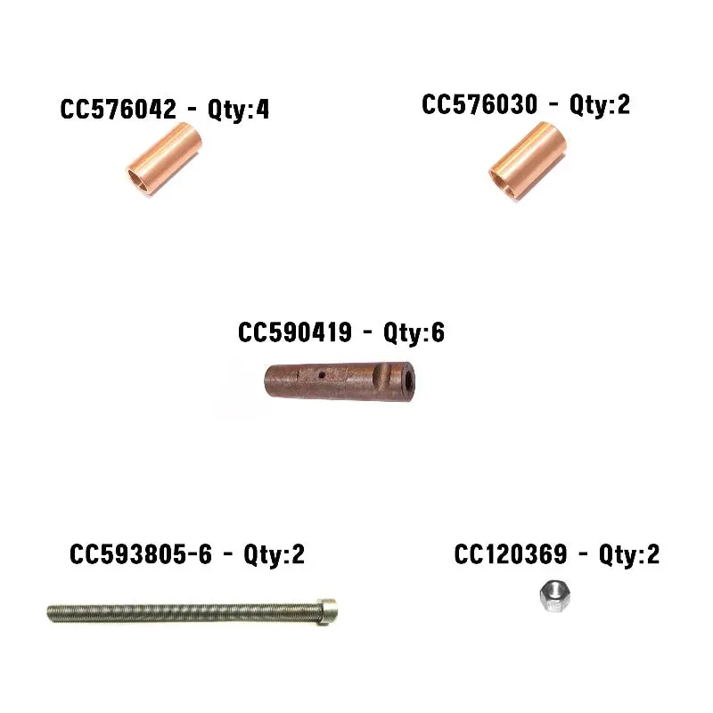 New Flat Fender Power Wagon & Wwii Wc 3/4 Ton Rear Leaf Spring Repair Kit - Krsr-02 1