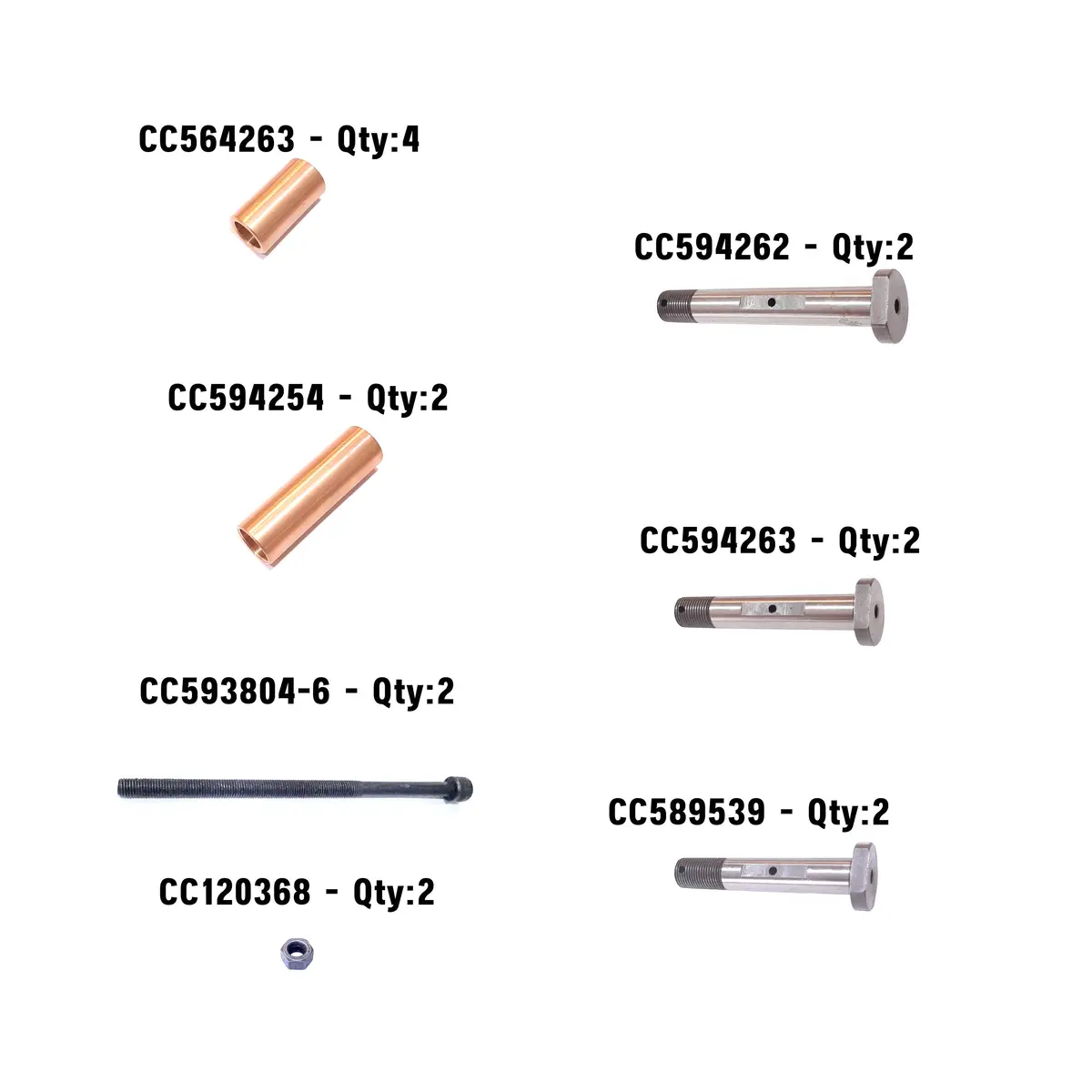 New Wwii Wc 1/2 Ton Front Leaf Spring Repair Kit - Krsr-05 1