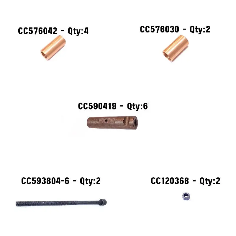 New Wwii Wc 1/2 Ton Rear Leaf Spring Repair Kit - Krsr-06 1