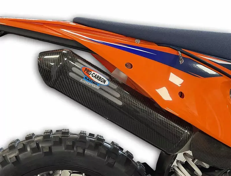 Pro Carbon Ktm Exhaust Silencer Skin  250/300 Exc  Xc-W 2020-2024 1