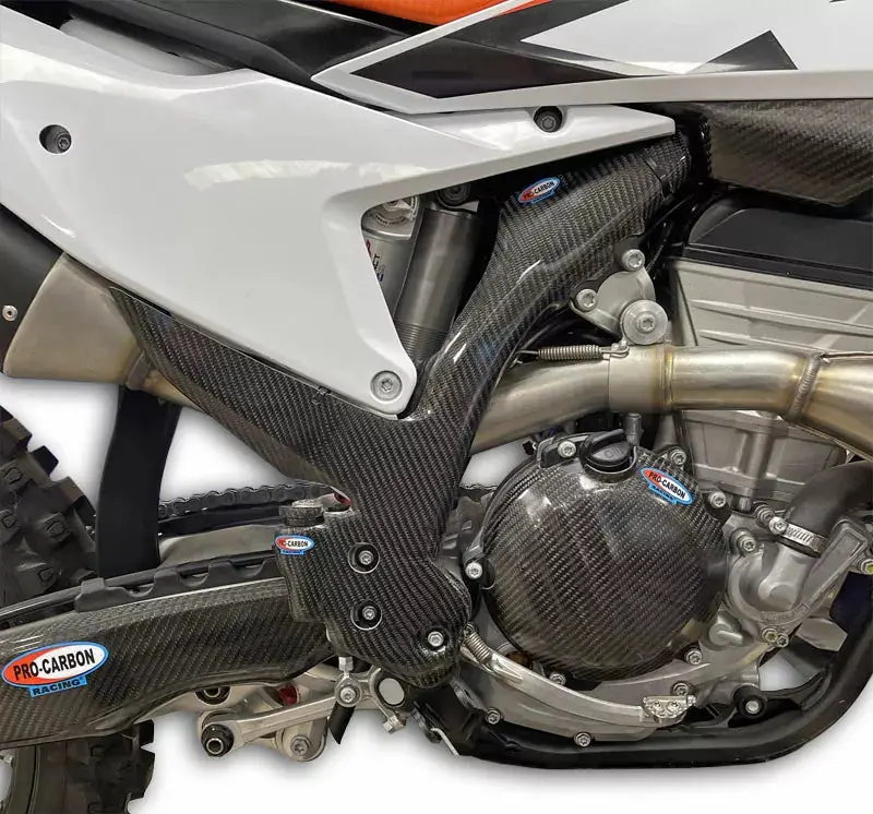 Pro Carbon Ktm Frame Protection Tall – 2024 – 150/250/300 Exc + 250/350/450/500 Exc-F 1