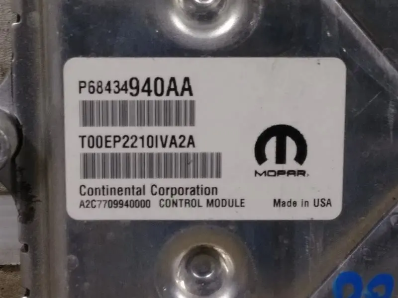 Ecm 68434940Aa For 2020 Dodge Ram 2500 1