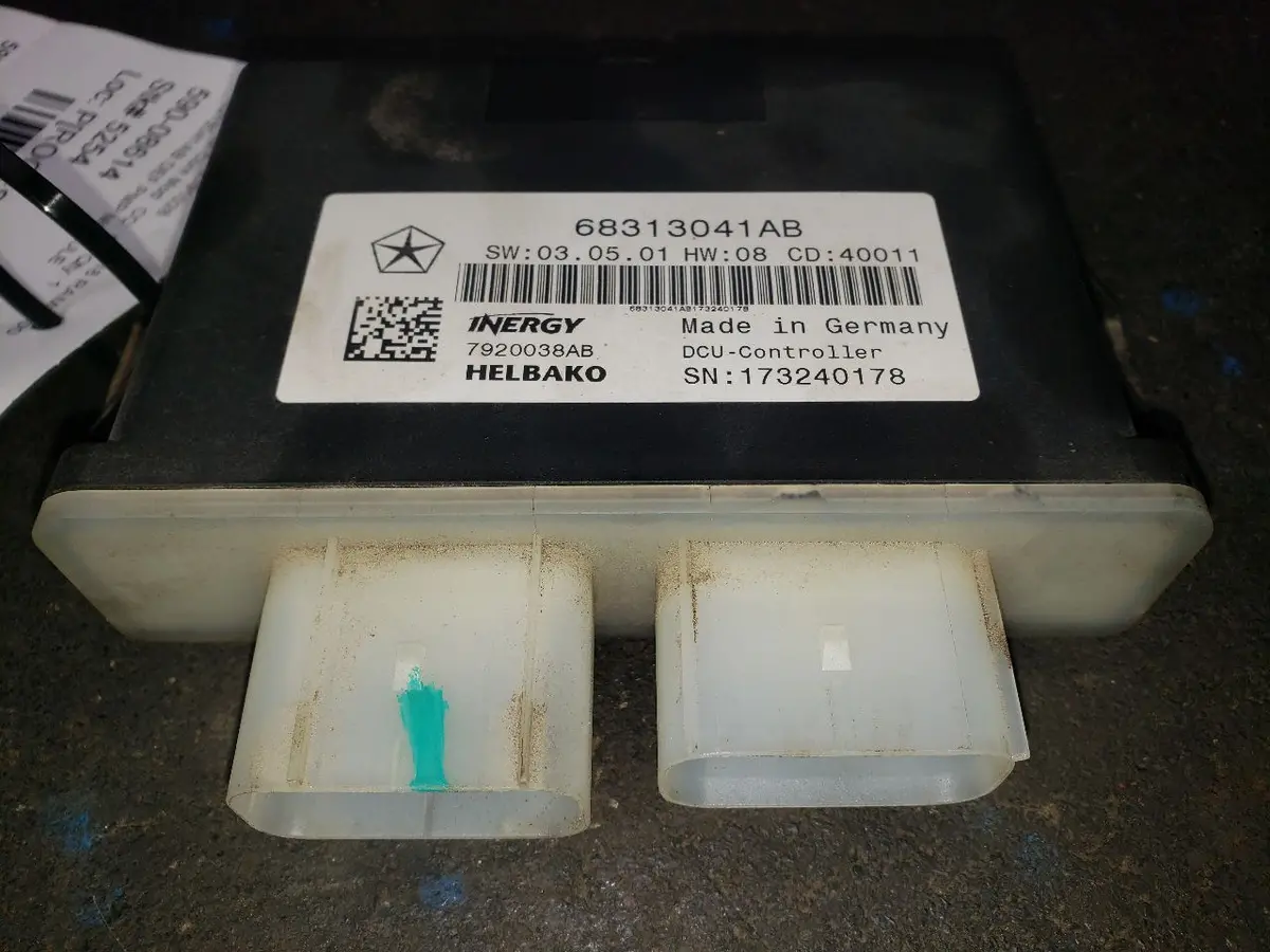 2018 Ram 2500 Diesel Exhaust Fluid (Def) Module. Part Number 68313041Ab 1