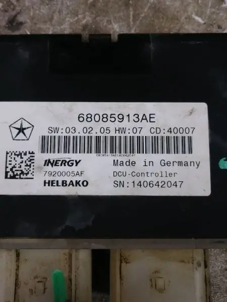 2014 Ram2500 Diesel Exhaust Fluid Module. Part Number 68085913Ae 2