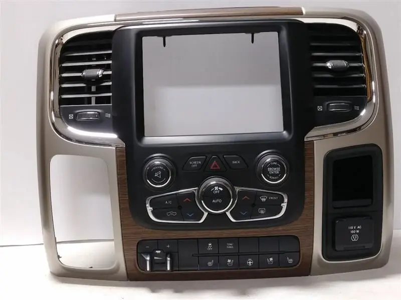 2015 Dodge Ram1500 Center Dash Radio Bezel. Part Number 1Vy911x9ag 1