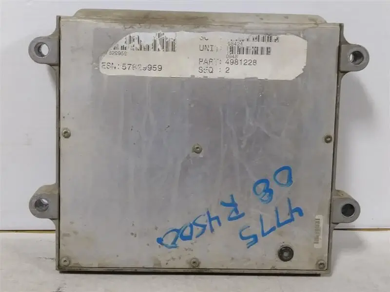 2008 Dodge Ram4500 6.7L Diesel Engine Control Module (Ecm). Part Number 4981228 1