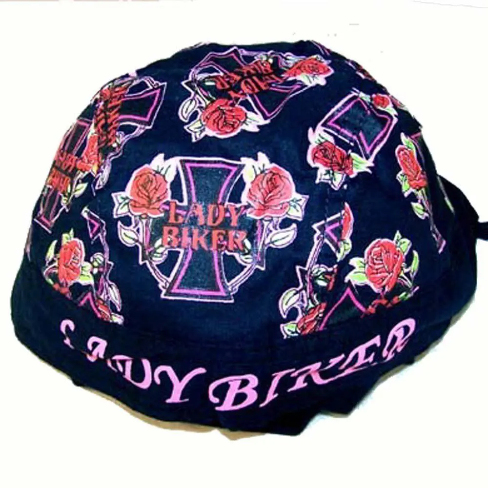 Lady Biker Bandana Cap / Dorag Hat 1