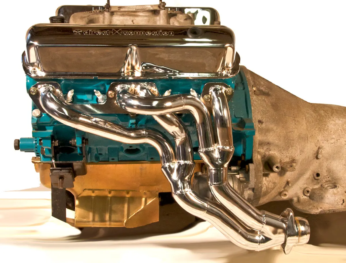 Small Block A, B, And E Body Tri-Y Under Chassis Headers - Mild Steel 2