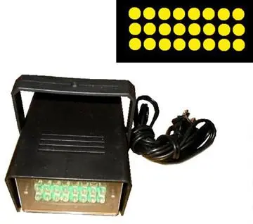 Square Led Yellow Strobe Light 1