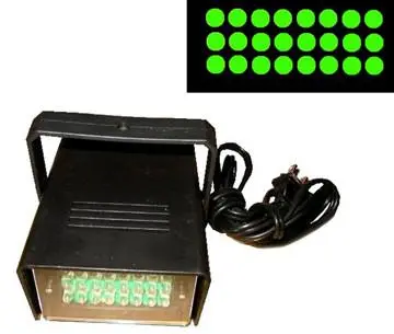 Square Led Green Strobe Light 1