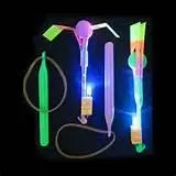 Light Up Sling Shot Spinning Umbrella Shooters 1
