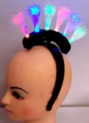Light Up Fiber Optic Mohawk 1