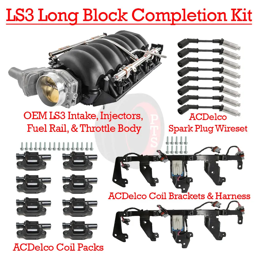 Ls3 Long Block Completion Kit For 430 495 525 Crate Engines 1