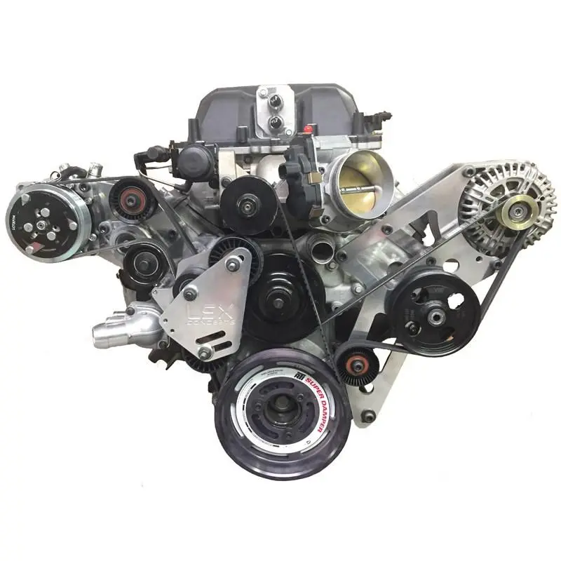 Lsa Accessory Drive - 8-Rib Serpentine - A/C Power Steering Alternator Complete Kit Supercharged Cts-V Zl1 1