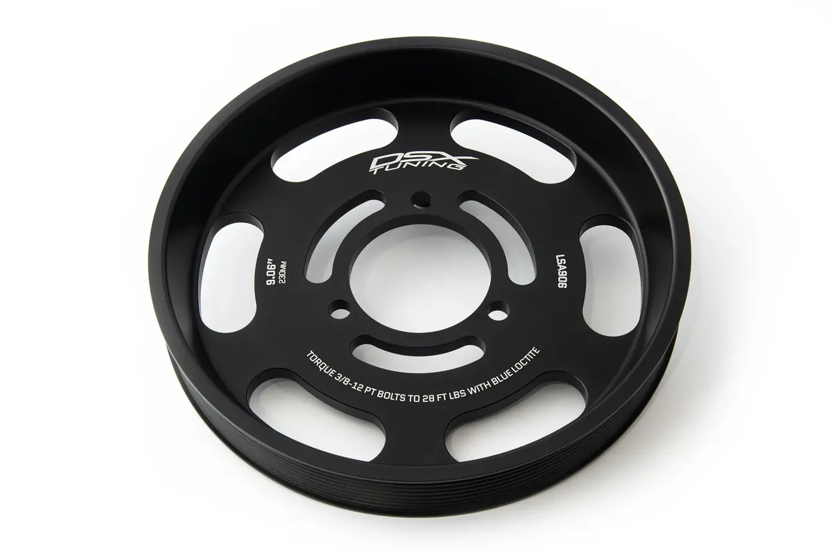 Lsa Lt4 Lower Crank Balancer Pulley - Supercharger - Wet Sump Camaro Zl1 Cts-V 1