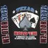 Texas Hold Em Long Sleeve Black Tee Shirt 1