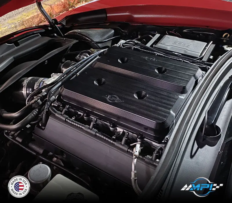 Mpi Billet Lt4 Supercharger Lid - Cover - Machined Aluminum 7