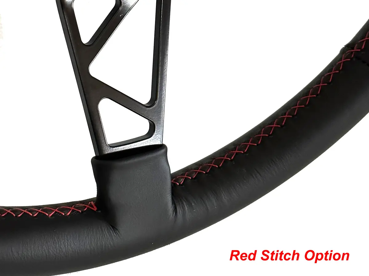 Truss Style Steering Wheel - 14" Leather Wrapped By Lecarra 4