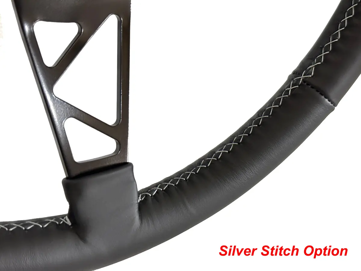 Truss Style Steering Wheel - 14" Leather Wrapped By Lecarra 3