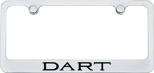 License Plate Frame Dart 1