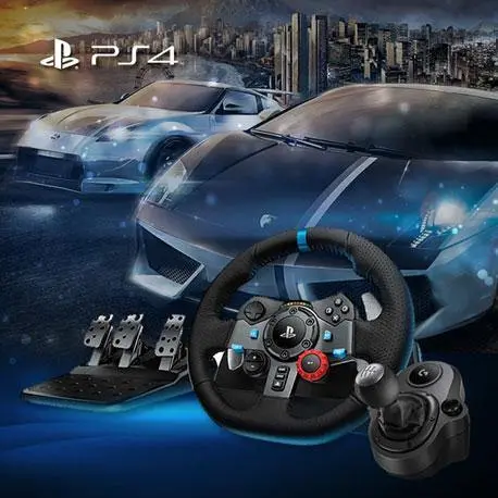 Logitech G29 Driving Force Racing Wheel For Ps4/Ps3/Pc (Option With Shifter) 1