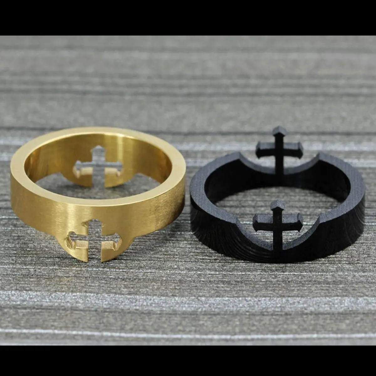 Lovers Cross Rings 4