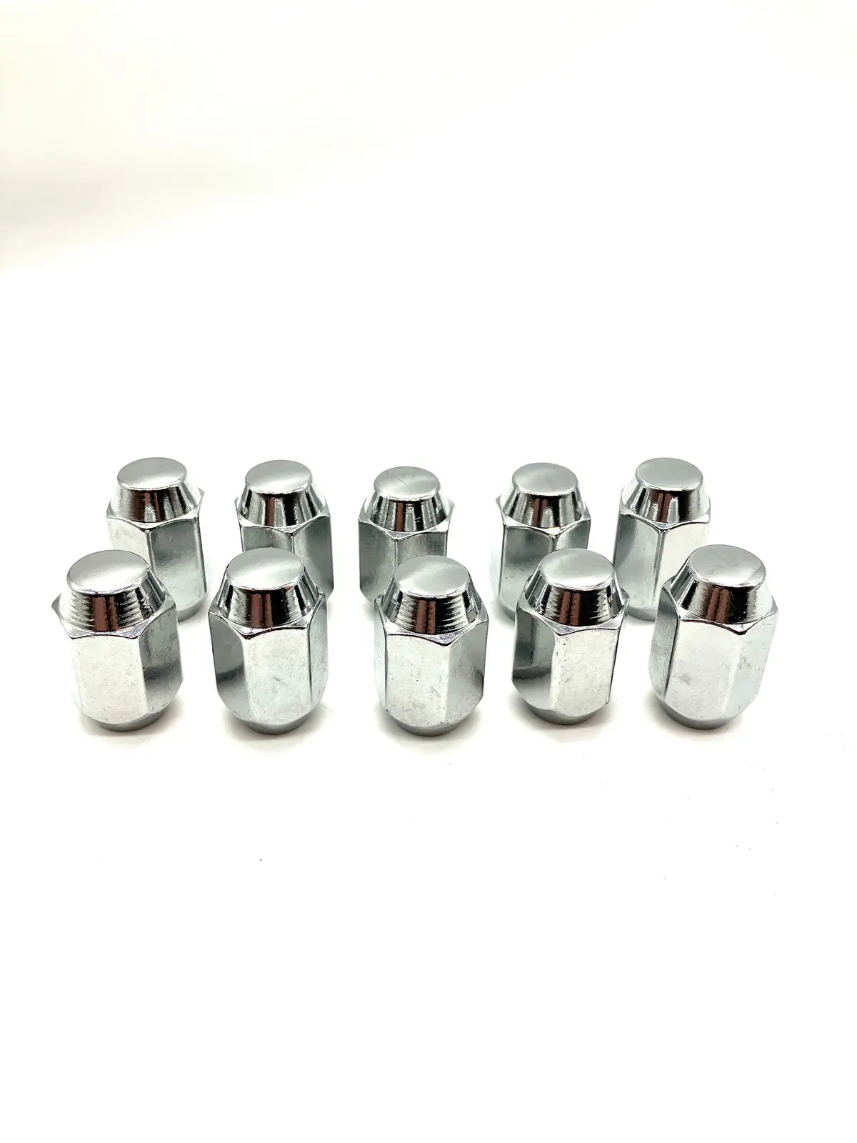 Lug Nuts 7/16" Acorn. Chrome Left Hand Thread - 10Pc 1