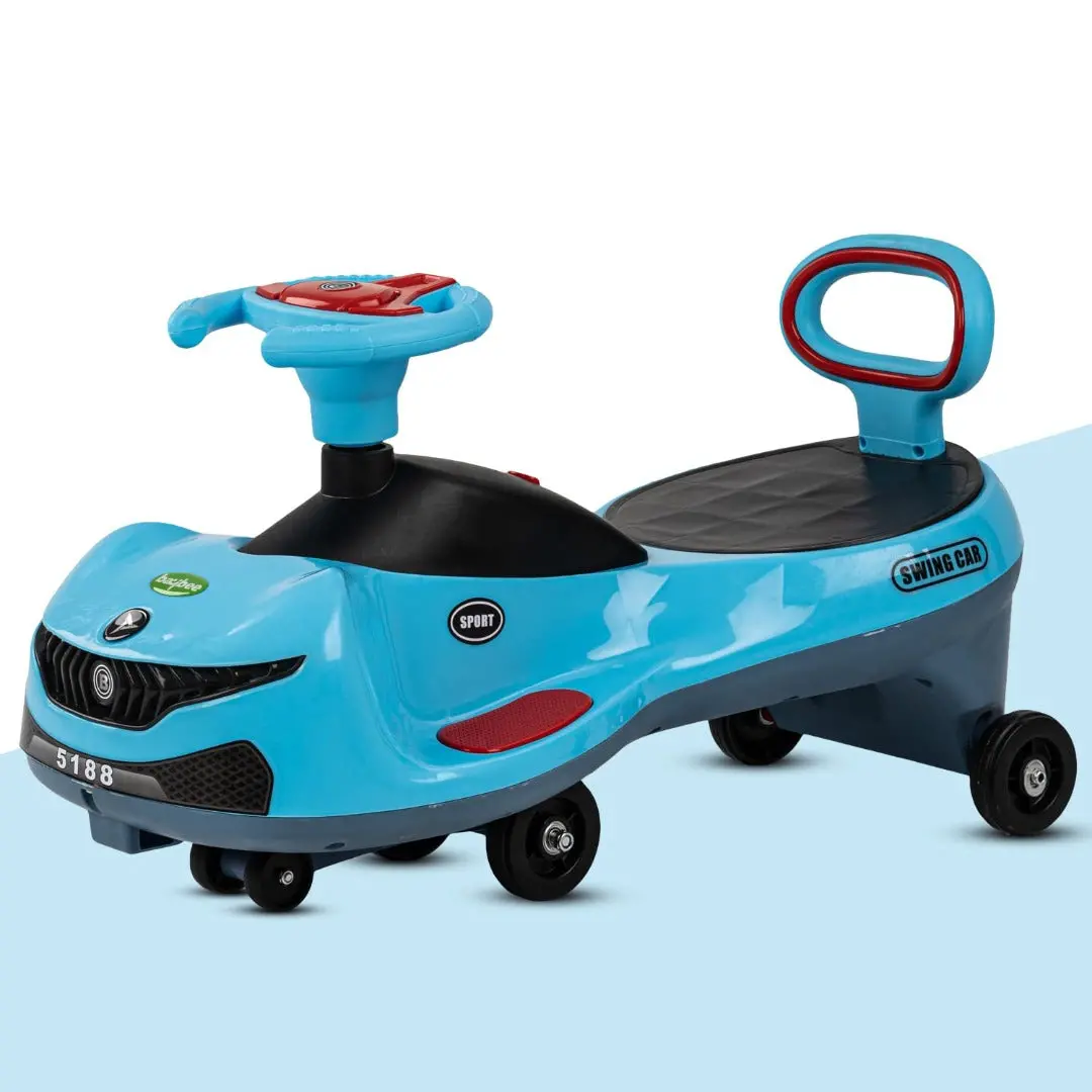 Eco Magic Swing Car For Kids Ride On Baby Rider Scratch Free Strong & Smooth Pu Wheels Baby Twister Car For Kids 3+ Years 1
