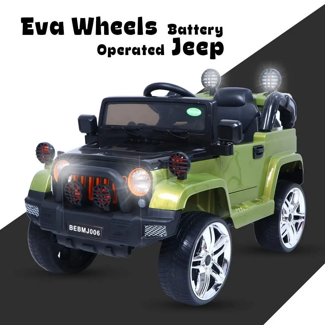Rechargeable Battery Operated Rubber Eva Wheels Ride On Car With Remote Control For Boy's And Girl's 2 - 5 Years 2