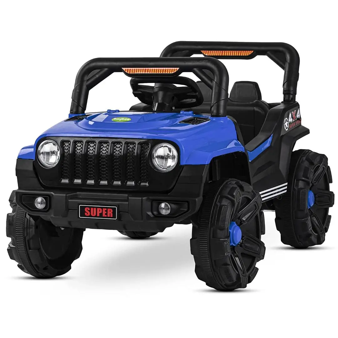Devour Kids Battery Powered Jeep Car With Remote Control Ride On Toys For 5 Year Olds Toodler/Kids | Electric Ride On Vehicle With Foot Accelerator, Music, Led Headlights, Suitable For Children's Boys & Girls 3 - 8 Years 1
