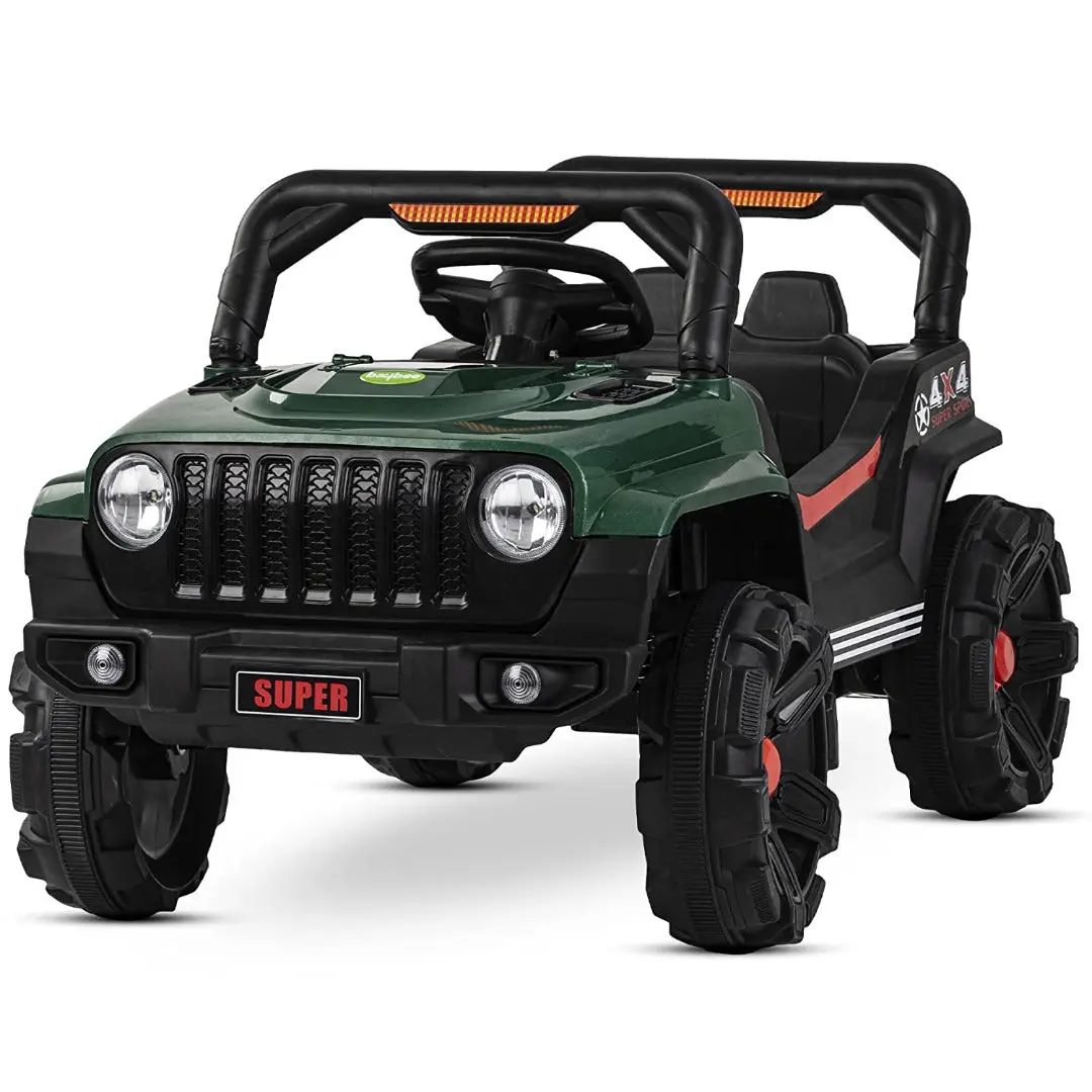Devour Kids Battery Powered Jeep Car With Remote Control Ride On Toys For 5 Year Olds Toodler/Kids | Electric Ride On Vehicle With Foot Accelerator, Music, Led Headlights, Suitable For Children's Boys & Girls 3 - 8 Years 2