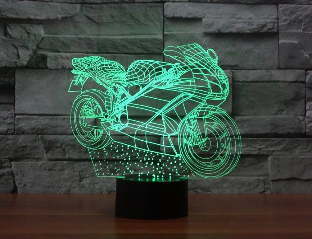 Fastaf Sportbike 3D Lamp 2