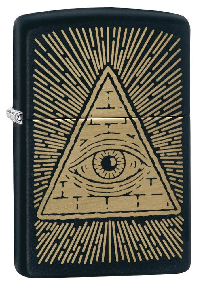Eye Of Providence Black Matte Design 1