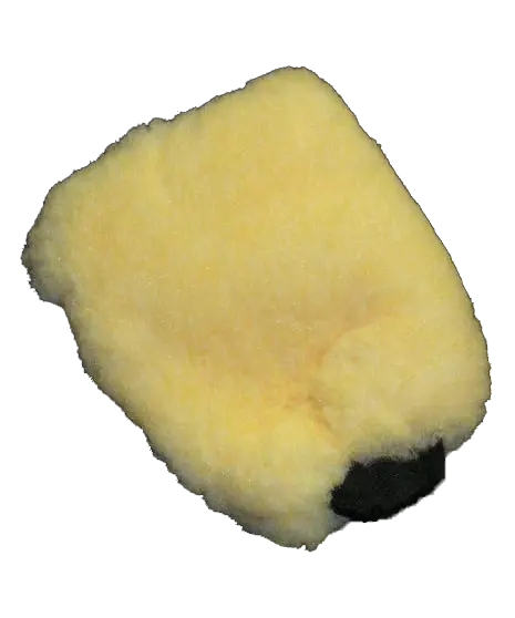 Wool Wash Mitt W/Cuff 1
