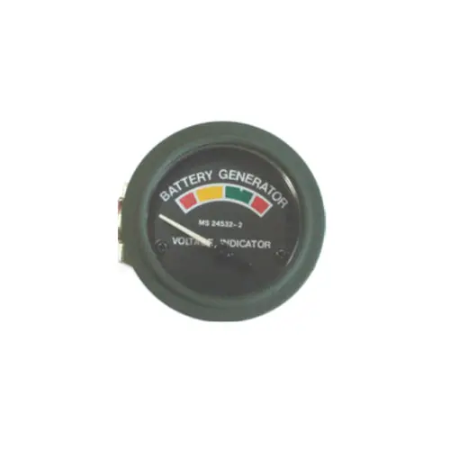 New Late 24 Volt Voltmeter Gauge - Packard Connectors - Ms 24532-2 1