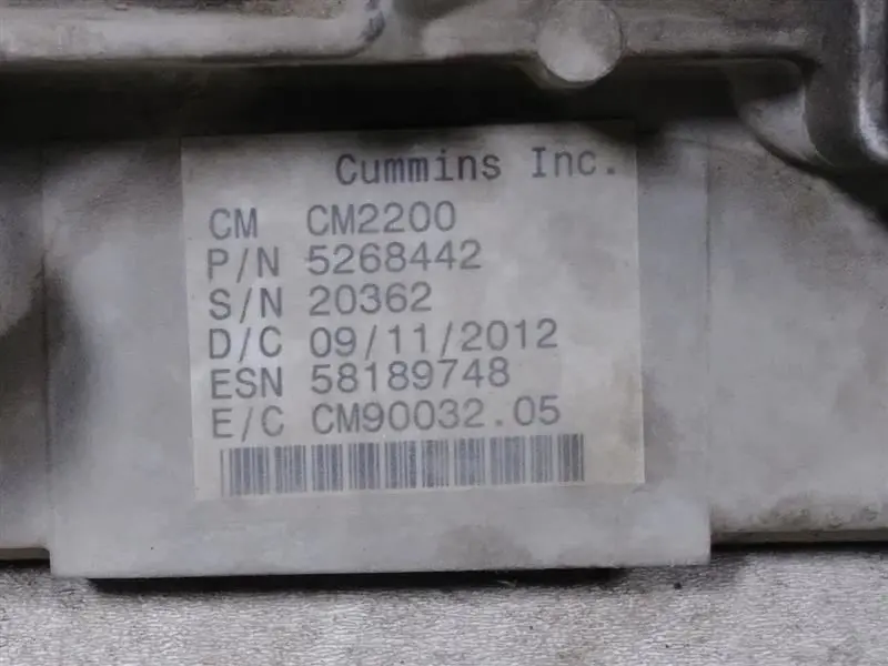 2012 Dodge Ram3500 6.7L Ecm. Part Number 5268442 2