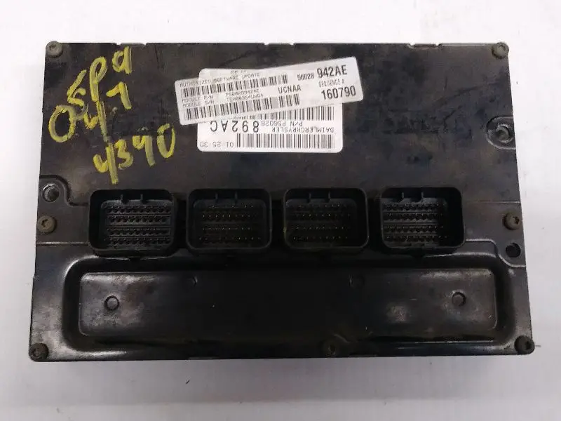 2005 Ram 1500 4.7L Powertrain Control Module (Pcm). Part Number 56028892Ac 1