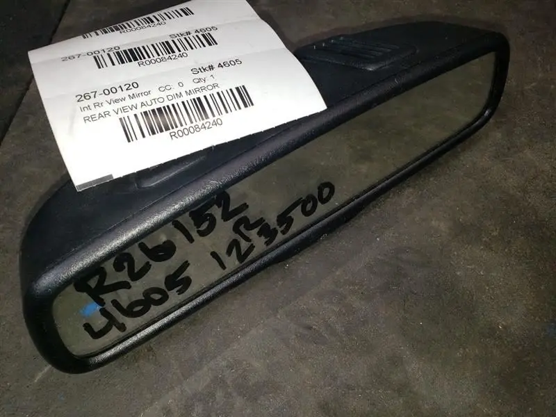 2012 Dodge Ram3500 Black Interior Rear View Mirror. Part Number 55157457Ac 1