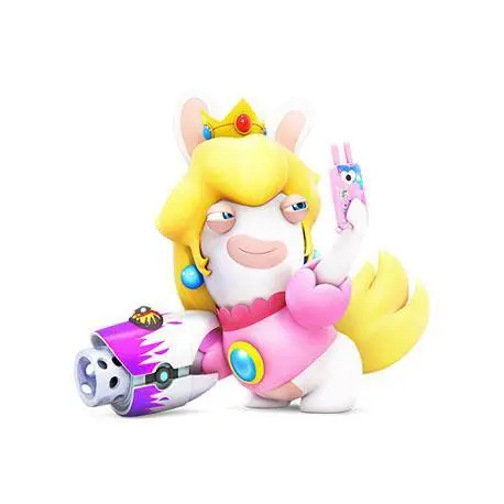 Mario + Rabbid Kingdom Battle - Rabbid Peach 3" Figure 1