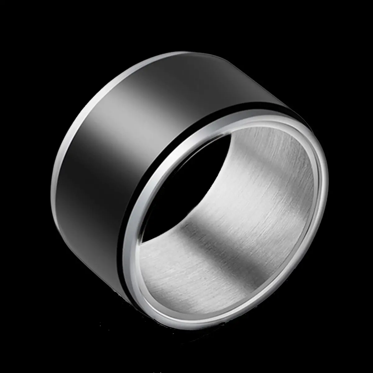 Engravable Men's Spinning Ring 1