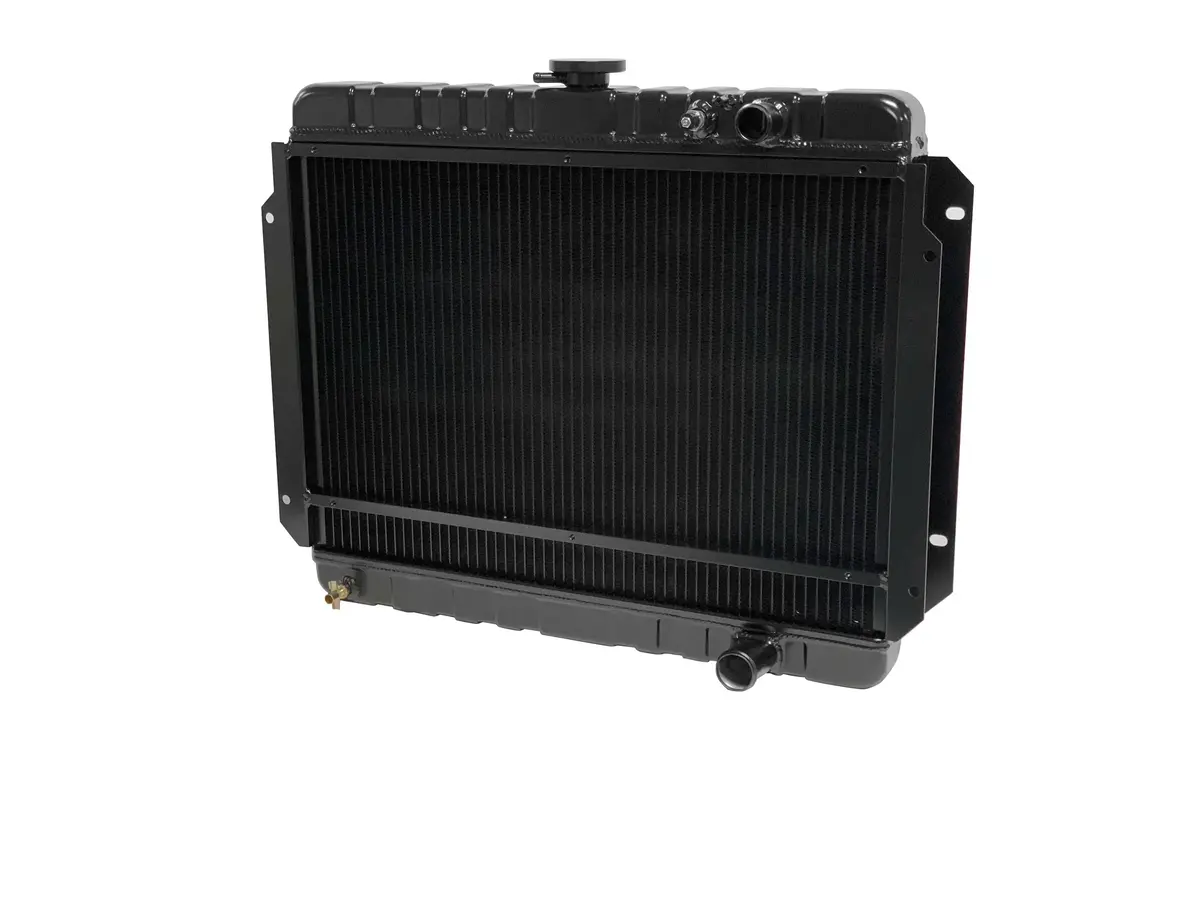 1963-1970 Impala Ls Swap Radiator - Black/Manual/No Fan 1