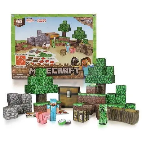 Minecraft Paper Craft Overworld Deluxe Pack 1
