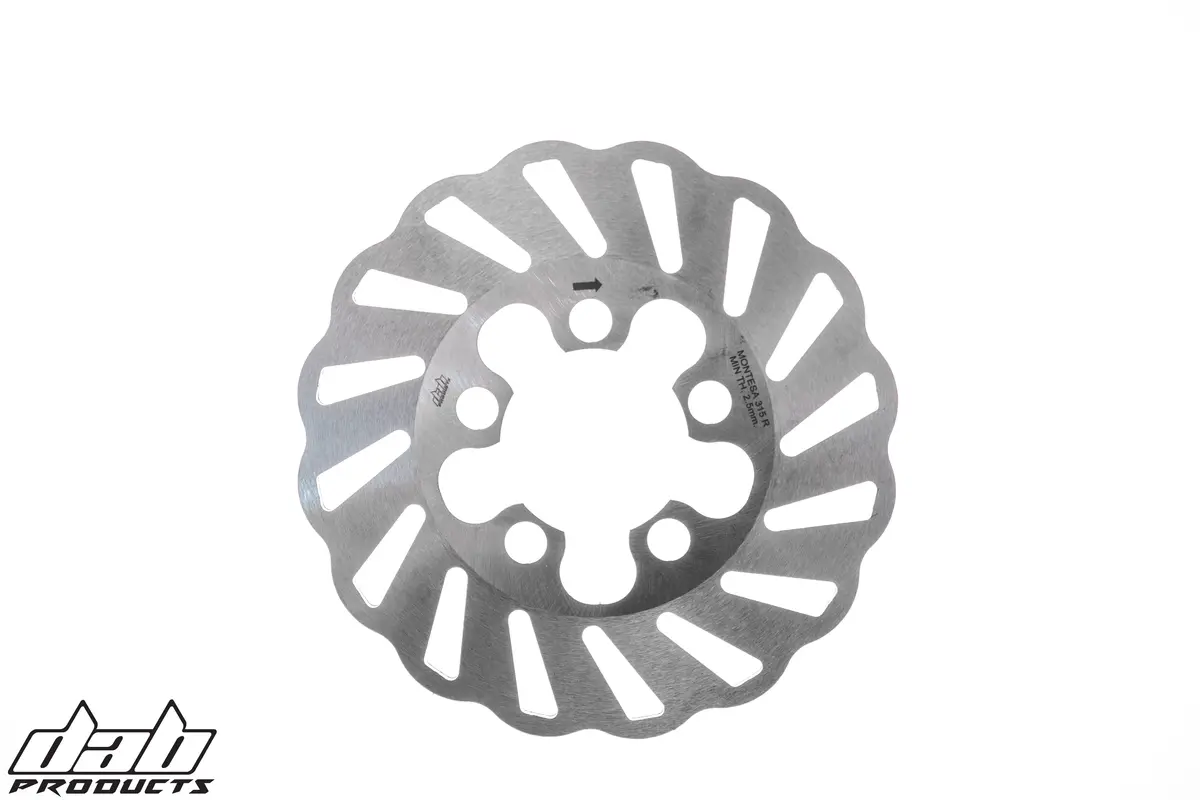 Dab Products Slotted Wavy  Rear Brake Disc For  Montesa Cota 315R 1997-2004 1